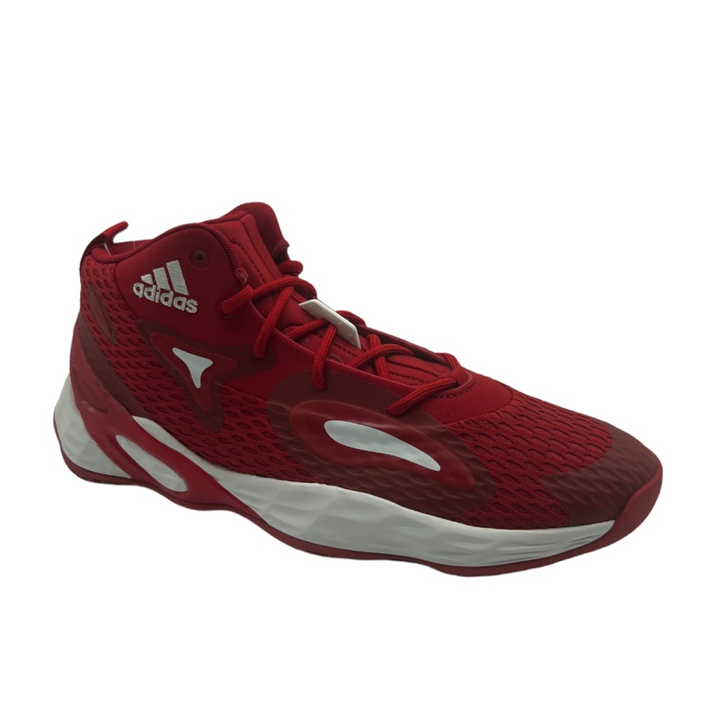 Adidas Exhibit A SM Red Sample Mid Basketball Shoes GW7934 Men’s Size 12.5